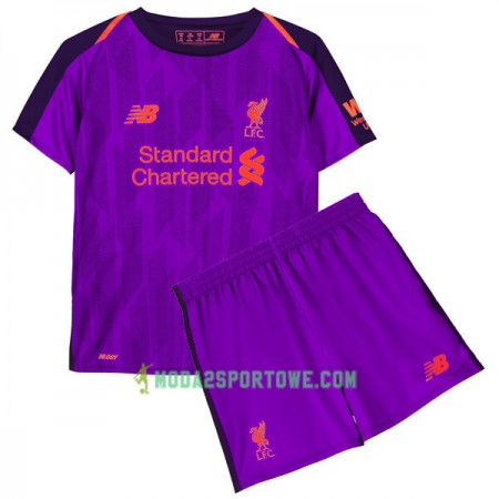 Koszulka Liverpool Dziecięcy Wyjazdowe Stroje Piłkarskie 2018/19 Krótki Rękaw