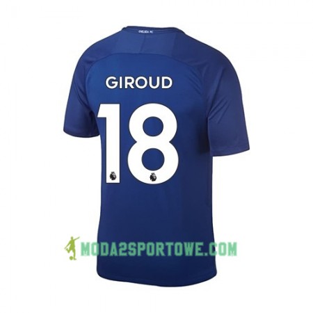 Koszulka Chelsea Olivier Giroud 18 Domowe Stroje Piłkarskie 2017/18 Krótki Rękaw
