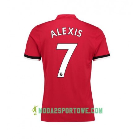 Koszulka Manchester United Alexis Sanchez 7 Domowe Stroje Piłkarskie 2017/18 Krótki Rękaw
