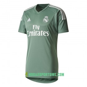 Koszulka Real Madryt Bramkarska Domowe Stroje Piłkarskie 2017/18 Krótki Rękaw