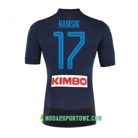 Koszulka SSC Napoli Hamsik 17 Trzeci Stroje Piłkarskie 2017/18 Krótki Rękaw