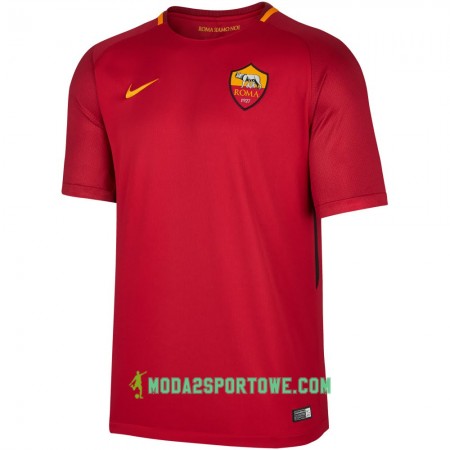 Koszulka AS Roma Domowe Stroje Piłkarskie 2017/18 Krótki Rękaw
