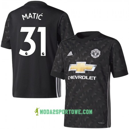 Koszulka Manchester United Matic 31 Wyjazdowe Stroje Piłkarskie 2017/18 Krótki Rękaw