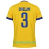 Koszulka Juventus Chiellini 3 Wyjazdowe Stroje Piłkarskie 2017/18 Krótki Rękaw