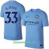 Koszulka Manchester City G. Jesus Domowe Stroje Piłkarskie 2017/18 Krótki Rękaw
