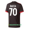 Koszulka AC Milan Bacca 70 Trzeci Stroje Piłkarskie 2017/18 Krótki Rękaw