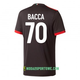 Koszulka AC Milan Bacca 70 Trzeci Stroje Piłkarskie 2017/18 Krótki Rękaw
