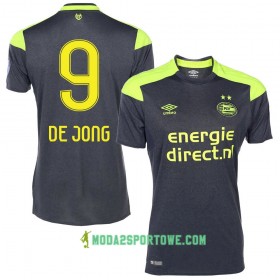 Koszulka PSV De Jong 9 Wyjazdowe Stroje Piłkarskie 2017/18 Krótki Rękaw