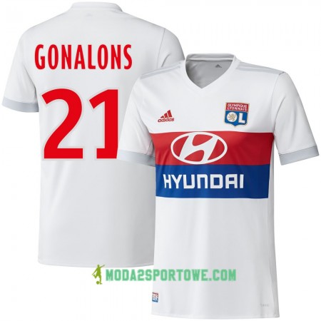 Koszulka Olympique Lyon Gonalons Domowe Stroje Piłkarskie 2017/18 Krótki Rękaw