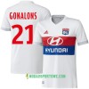 Koszulka Olympique Lyon Gonalons Domowe Stroje Piłkarskie 2017/18 Krótki Rękaw