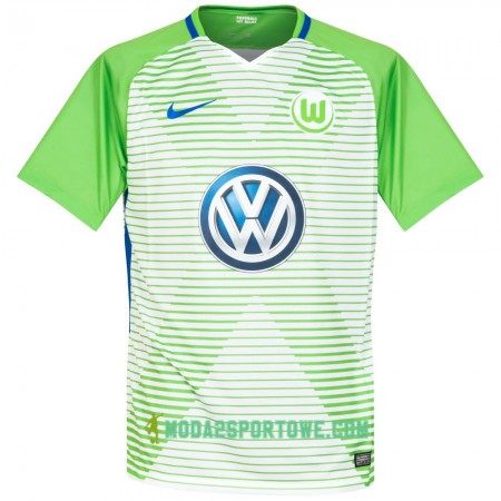 Koszulka VFL Wolfsburg Domowe Stroje Piłkarskie 2017/18 Krótki Rękaw