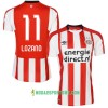 Koszulka PSV Lozano 11 Domowe Stroje Piłkarskie 2017/18 Krótki Rękaw