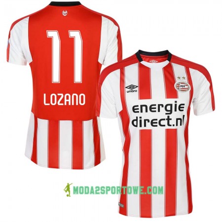 Koszulka PSV Lozano 11 Domowe Stroje Piłkarskie 2017/18 Krótki Rękaw
