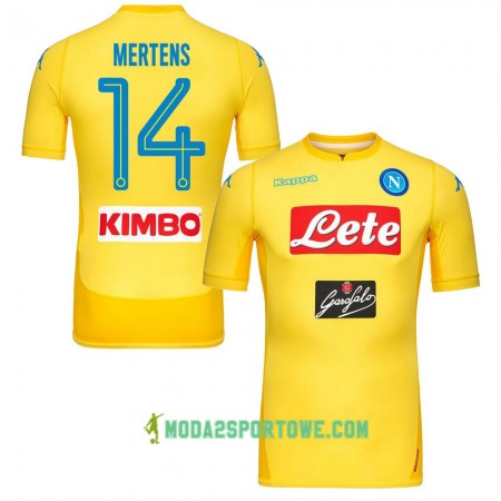Koszulka SSC Napoli Mertens 14 Away Jersy 2017/18 Krótki Rękaw