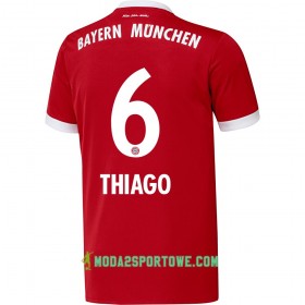 Koszulka Bayern Monachium Thiago 6 Domowe Stroje Piłkarskie 2017/18 Krótki Rękaw