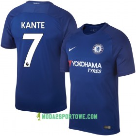 Koszulka Chelsea Kante Domowe Stroje Piłkarskie 2017/18 Krótki Rękaw