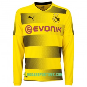 Koszulka Borussia Dortmund Domowe Stroje Piłkarskie 2017/18 Długi Rękaw