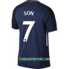 Koszulka Tottenham Hotspur Son 7 Wyjazdowe Stroje Piłkarskie 2017/18 Krótki Rękaw