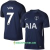 Koszulka Tottenham Hotspur Son 7 Wyjazdowe Stroje Piłkarskie 2017/18 Krótki Rękaw