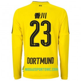 Koszulka Borussia Dortmund Kagawa 23 Domowe Stroje Piłkarskie 2017/18 Długi Rękaw