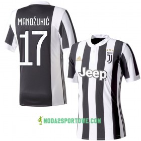 Koszulka Juventus Mandzukic 17 Domowe Stroje Piłkarskie 2017/18 Krótki Rękaw