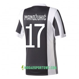Koszulka Juventus Mandzukic 17 Domowe Stroje Piłkarskie 2017/18 Krótki Rękaw
