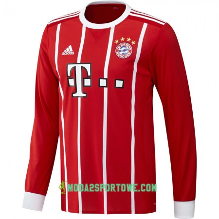 Koszulka Bayern Monachium Domowe Stroje Piłkarskie 2017/18 Długi Rękaw