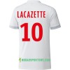 Koszulka Olympique Lyon Lacazette Domowe Stroje Piłkarskie 2017/18 Krótki Rękaw