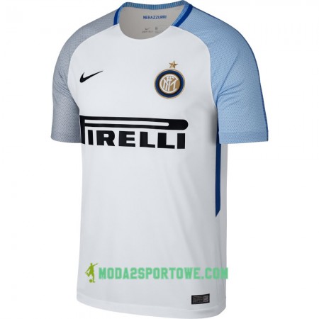 Koszulka Inter Mediolan Wyjazdowe Stroje Piłkarskie 2017/18 Krótki Rękaw