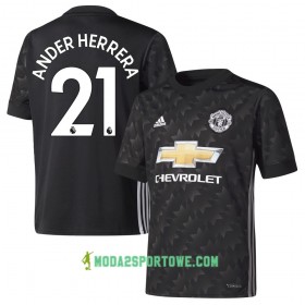Koszulka Manchester United Ander Herrera Wyjazdowe Stroje Piłkarskie 2017/18 Krótki Rękaw
