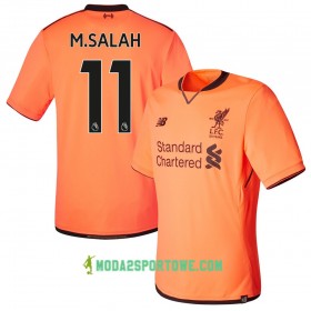 Koszulka Liverpool 3rd M. Salah Stroje Piłkarskie 2017/18 Krótki Rękaw