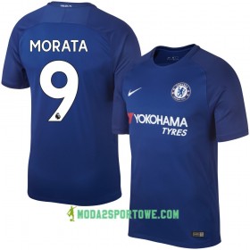 Koszulka Chelsea Morata Domowe Stroje Piłkarskie 2017/18 Krótki Rękaw