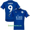 Koszulka Leicester City Vardy Domowe Stroje Piłkarskie 2017/18 Krótki Rękaw