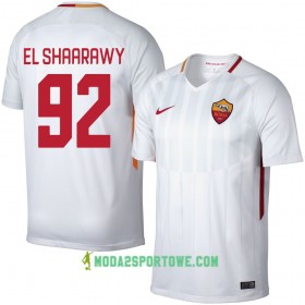 Koszulka AS Roma El Shaarawy 92 Wyjazdowe Stroje Piłkarskie 2017/18 Krótki Rękaw