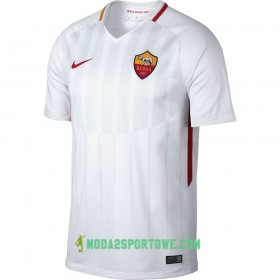 Koszulka AS Roma Wyjazdowe Stroje Piłkarskie 2017/18 Krótki Rękaw