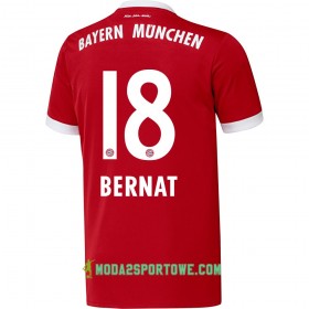 Koszulka Bayern Monachium Bernat 18 Domowe Stroje Piłkarskie 2017/18 Krótki Rękaw