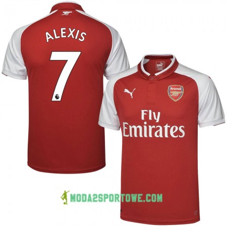 Koszulka Arsenal Alexis Domowe Stroje Piłkarskie 2017/18 Krótki Rękaw