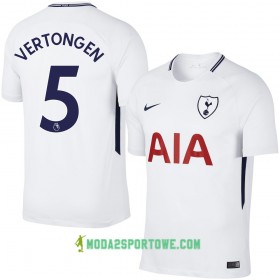 Koszulka Tottenham Hotspur Vertongen 5 Domowe Stroje Piłkarskie 2017/18 Krótki Rękaw
