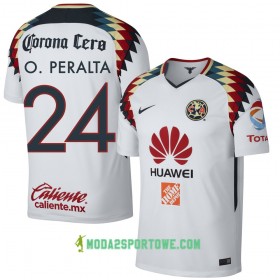 Koszulka Club América O. Peralta Wyjazdowe Stroje Piłkarskie 2017/18 Krótki Rękaw