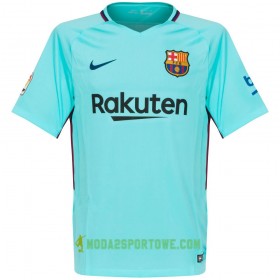 Koszulka FC Barcelona Messi 10 Wyjazdowe Stroje Piłkarskie 2017/18 Krótki Rękaw