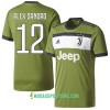 Koszulka Juventus Alex Sandro 12 Trzeci Stroje Piłkarskie 2017/18 Krótki Rękaw