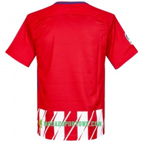 Koszulka Atlético Madryt Domowe Stroje Piłkarskie 2017/18 Krótki Rękaw