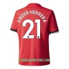 Koszulka Manchester United Ander Herrera Domowe Stroje Piłkarskie 2017/18 Krótki Rękaw