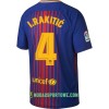 Koszulka FC Barcelona I. Rakitic 4 Domowe Stroje Piłkarskie 2017/18 Krótki Rękaw