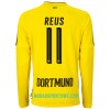 Koszulka Borussia Dortmund Reus 11 Domowe Stroje Piłkarskie 2017/18 Długi Rękaw 