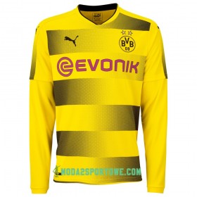 Koszulka Borussia Dortmund Reus 11 Domowe Stroje Piłkarskie 2017/18 Długi Rękaw 
