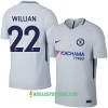 Koszulka Chelsea William Wyjazdowe Stroje Piłkarskie 2017/18 Krótki Rękaw