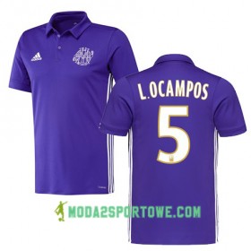 Koszulka Olympique Marsylia LUCAS OCAMPOS 5 Trzeci Stroje Piłkarskie 2017/18 Krótki Rękaw