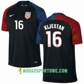 Koszulka Stany Zjednoczone SACHA KLJESTAN Wyjazdowe Stroje Piłkarskie 2016/17 Krótki Rękaw