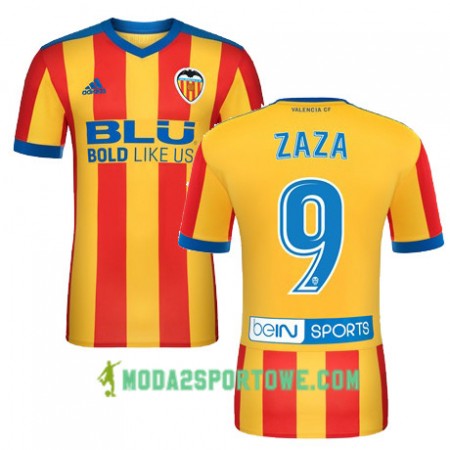 Koszulka Valencia CF ZAZA Wyjazdowe Stroje Piłkarskie 2017/18 Krótki Rękaw